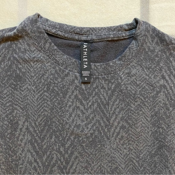 Athleta Studio To Street Gray Pullover Women’s Size Small - Picture 3 of 8